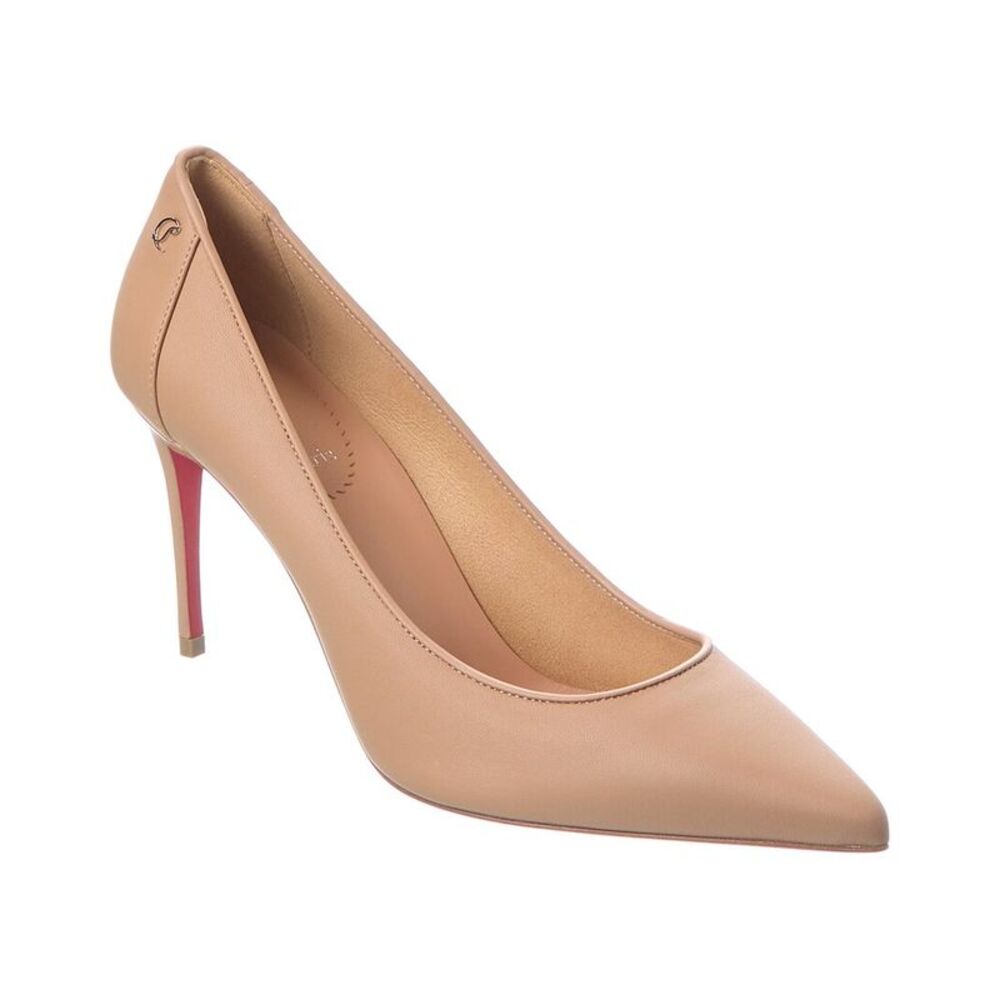 Christian Louboutin Sporty Kate 85 Leather Pump, Black
